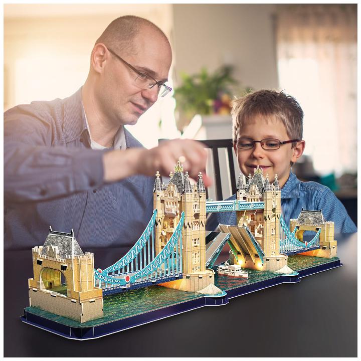 Immagine prodotto Van der Meulen Puzzle 3d Ponte della Torre LED (222 pezzi)