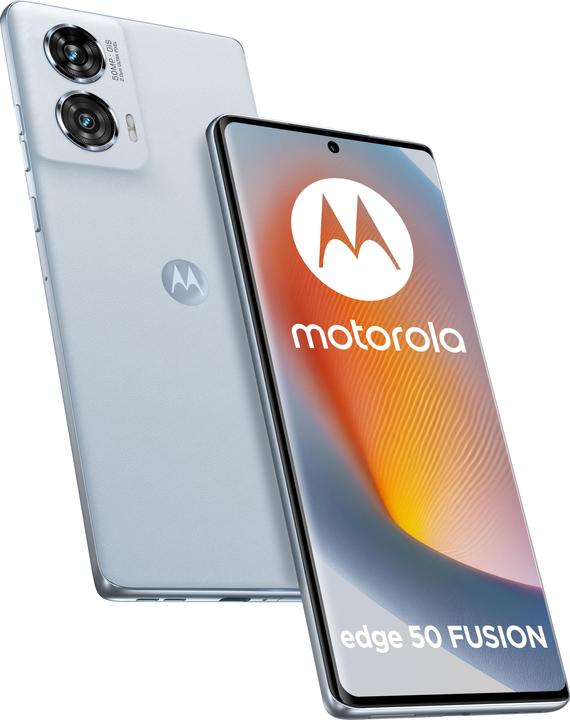 Actual product image Motorola Edge 50 Fusion 12/512GB Błękitny (512 GB, Marshmallow Blue, 6.70", SIM + eSIM, 50 Mpx, 5G)