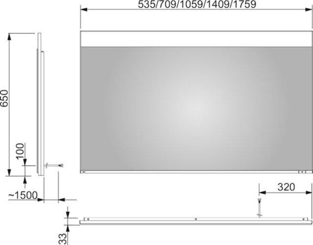 Image du produit Keuco Miroir lumineux EDITION 400