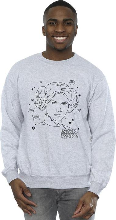 Produktbild Star Wars Episode IV: A New Hope Leia Christmas Sketch Sweatshirt (M)