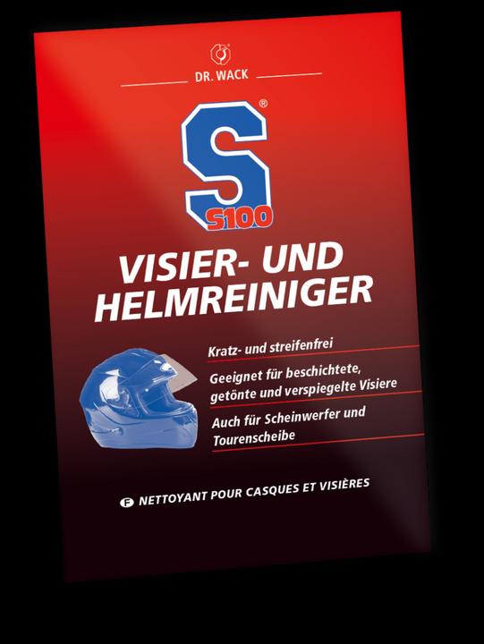 Actual product image S100 Visor and helmet cleaner
