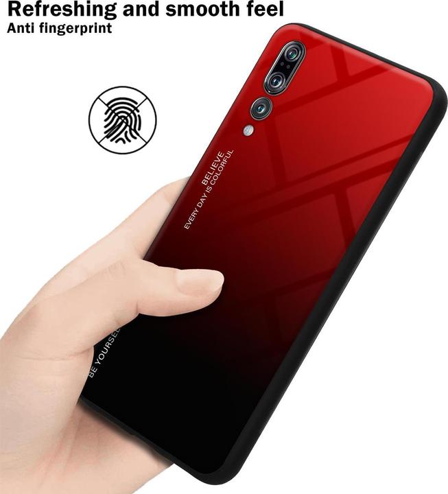Productafbeelding Cadorabo TPU 2 kleuren glasdekking (Huawei P20 Pro, Huawei P20 Plus)
