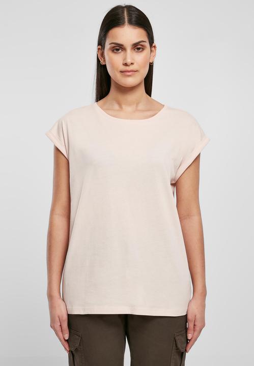 Actual product image Urban Classics Ladies Organic Extended Shoulder Tee (L)