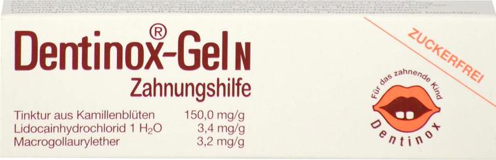 Produktbild Dentinox Gel N Zahnungshilfe, 10 g Gel (1 x, 10 g)