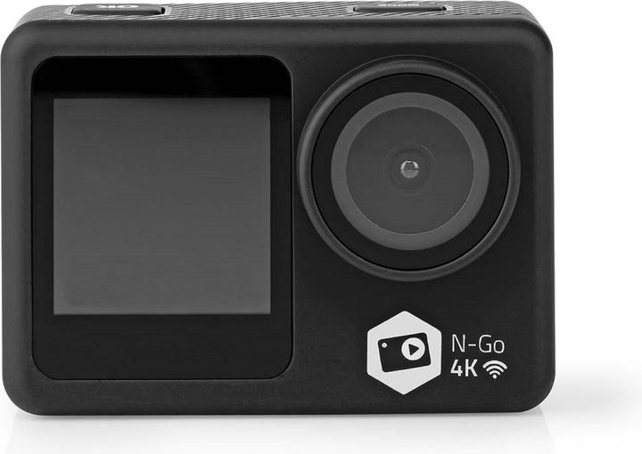 Actual product image Nedis Action Cam | 4K@30fps | 16 MPixel | Waterproof up to: 30.0 m | 90 min | Wi-Fi | App available (30p, Wi-Fi)
