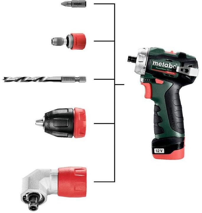 Actual product image Metabo PowerMaxx BS BL Q cordless drill driver (601749500) (Rechargeable battery operated)