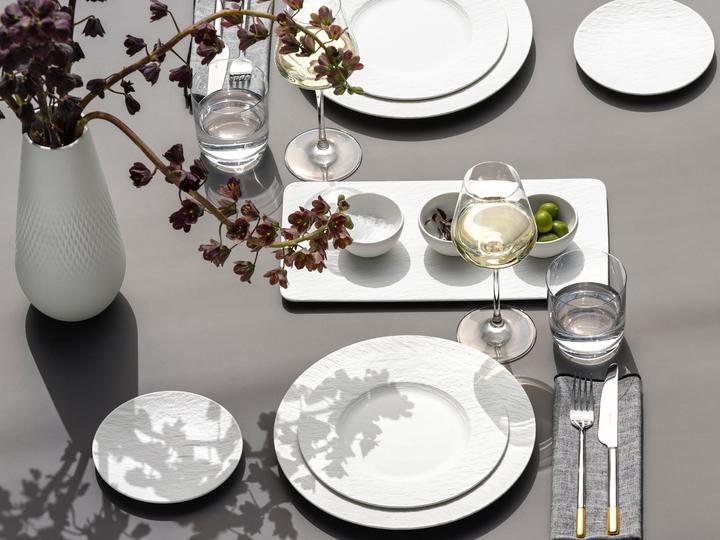 Actual product image Villeroy & Boch Speiseteller Manufacture Rock blanc (1 x, 27 cm)