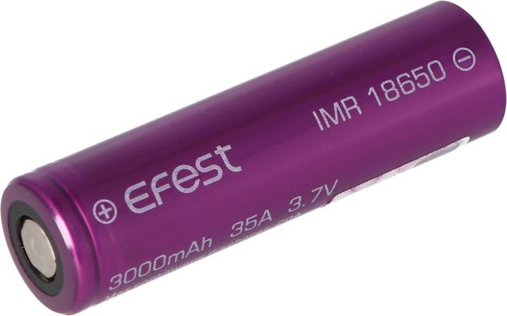 Produktbild Efest Akku Purple IMR 18650 / 35A Stromabgabe (Flat Top) (1 Stk., 18650, 3000 mAh)