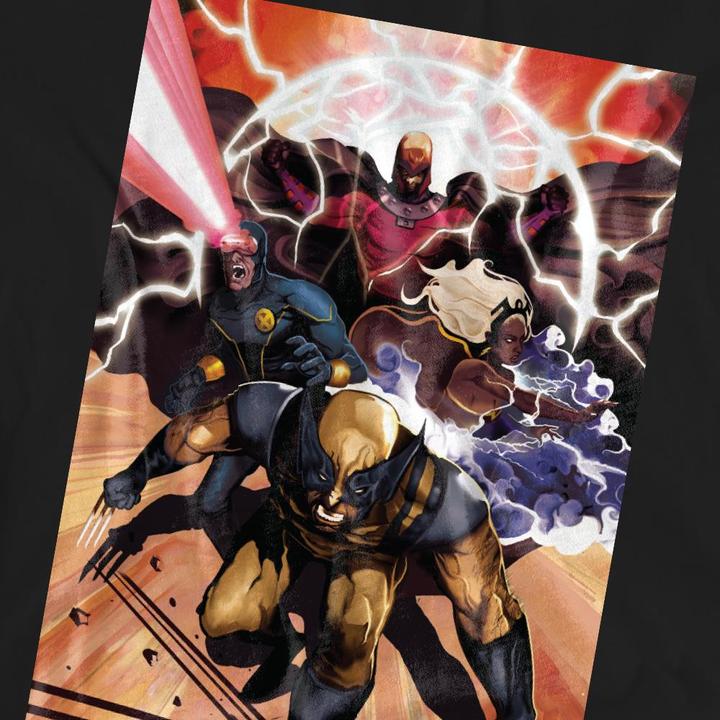 Actual product image Unisex Adult X-Men Team Attack T-Shirt (L)