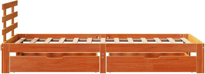 Produktbild VidaXL Bett mit Schubladen Kiefer (100 x 200 cm)
