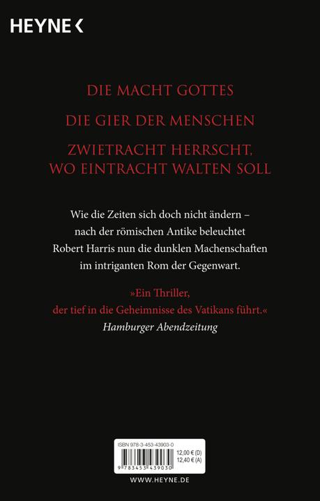 Produktbild Konklave (Deutsch, Robert Harris, 2017)