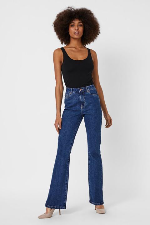 Actual product image Vero Moda VMSELMA High Waist Flared Jeans (W30/L30)