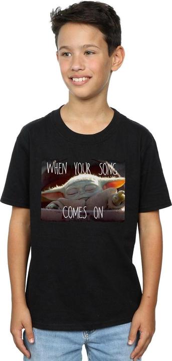 Produktbild Star Wars The Mandalorian The Child Song Meme TShirt Jungen (152, 158)