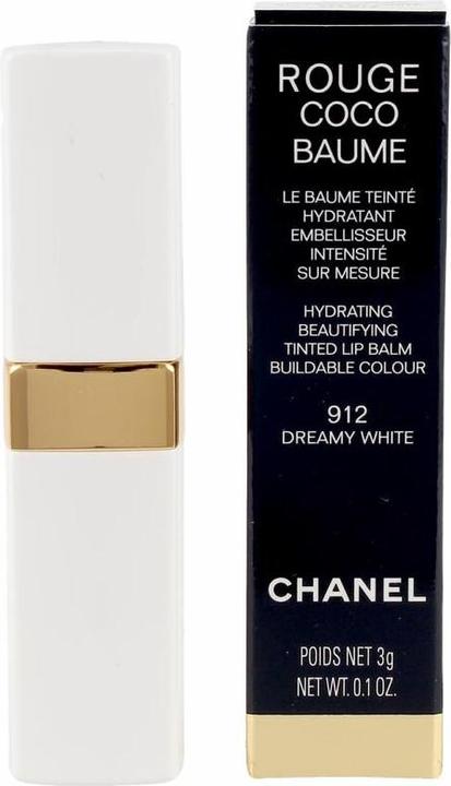 Actual product image Chanel Rouge Coco Baume No 912 (912 Dreamy White)