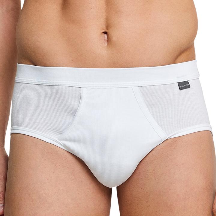 Actual product image Schiesser Pack of 4 Cotton Essentials Double Rib Sports Briefs (3XL, pack of 4)