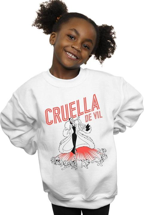 Image du produit Disney - Sweat CRUELLA DE VIL DALMATIANS - Fille (152, 158)