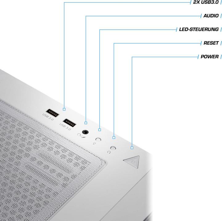 Produktbild Kiebel Inferno 12 (Intel Core i7 12700KF, 32 GB, 1000 GB, Radeon RX 7800 XT)