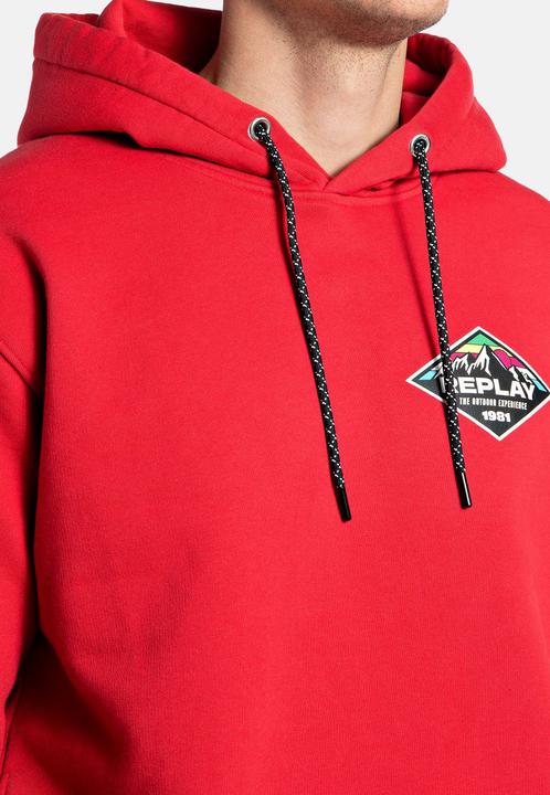 Produktbild Replay Kapuzensweatshirt Hoodie mit Logoprint und Kapuze (L)