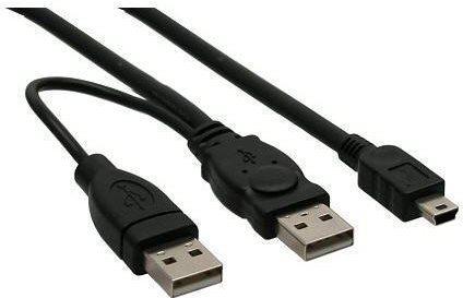 Produktbild InLine USB Mini-Y-Kabel (1 m, USB 2.0)