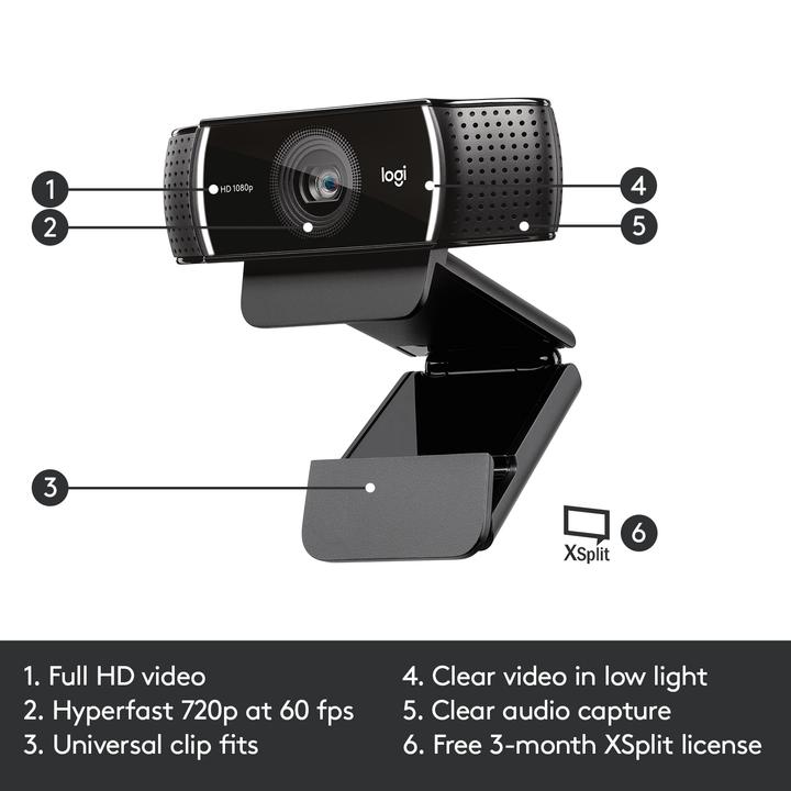 Immagine prodotto Logitech C922 Pro Stream (2 Mpx)
