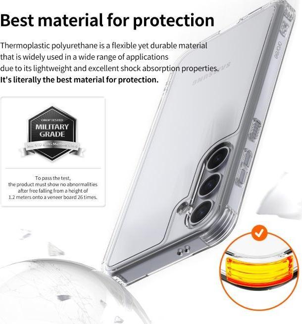Actual product image Araree Flexield Made in Korea Series (Samsung Galaxy S24 Ultra)