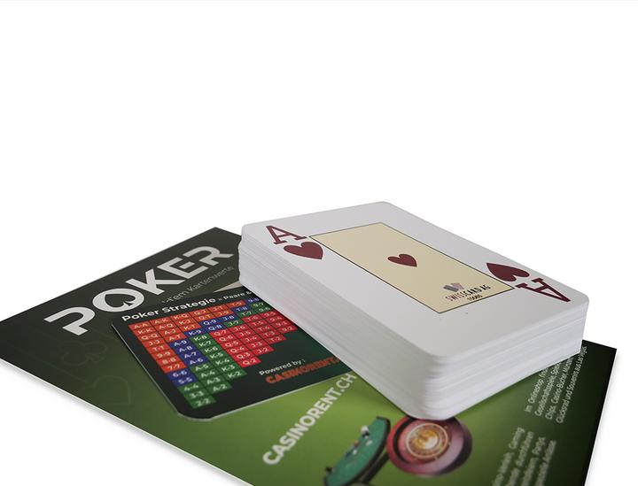 Image du produit Casinoshop Deck de cartes de poker en plastique Swiss Poker