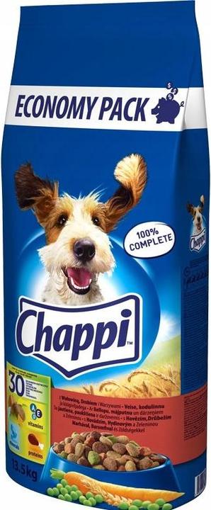Chappi con manzo, pollo e verdure 13,5 kg (Adulto, 1 pz., 13500 g)