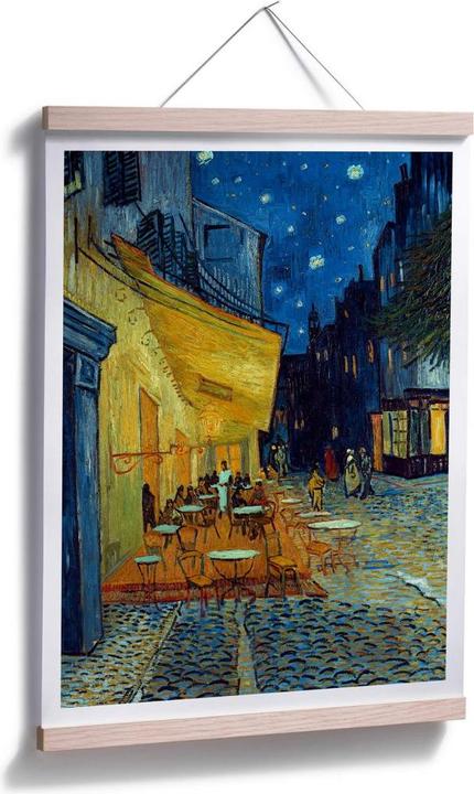 Produktbild Trenddeko van Gogh - Café-Terrasse am Abend (50 x 60 cm)