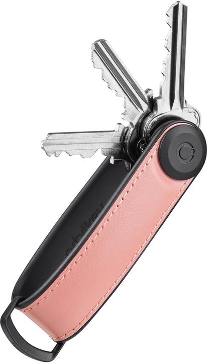 Produktbild Orbitkey Hybrid Leather Key Organiser - Pastel Pink