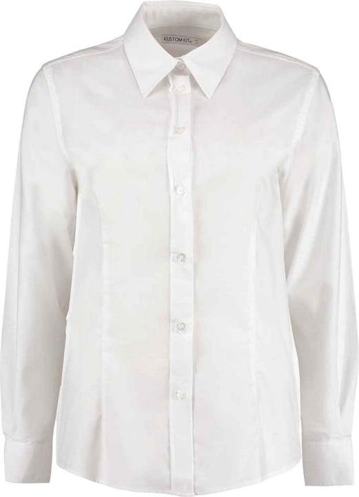 Kustom Kit Workwear Bluse Langärmlig