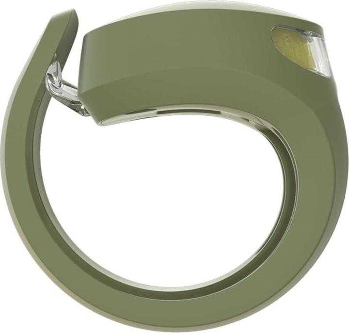 Image du produit knog. Lampe rechargeable Frog V3, LED blanche, vert armée (45 Lumen) (40 lm)
