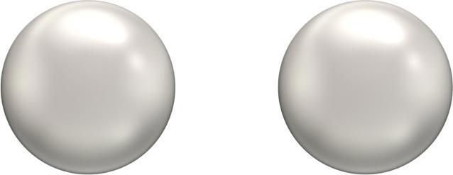 Produktbild Studex Sensitive Ohrstecker Perle Silber 6 mm (Edelstahl)