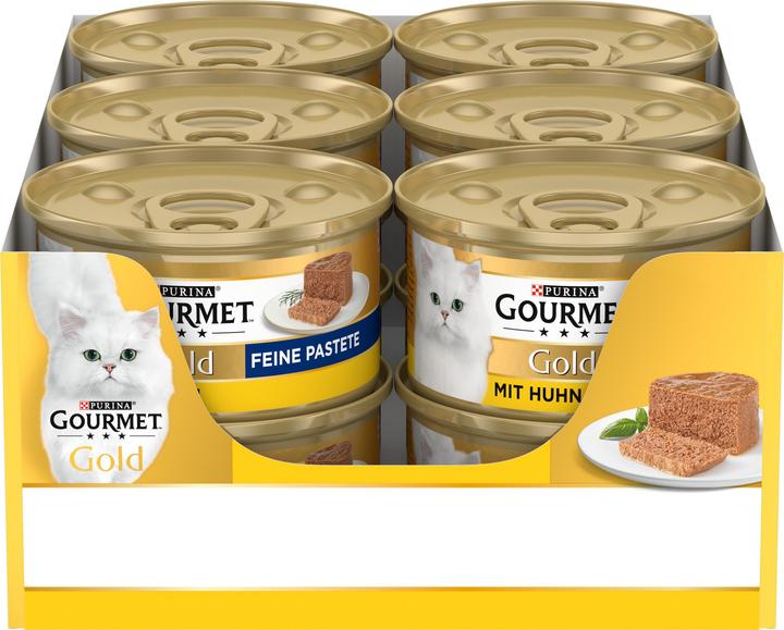 Produktbild Gourmet Gold Mousse Huhn Dose 85 g (Adult, 1 Stk., 85 g)