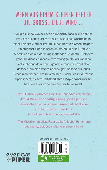 Actual product image The Mistake – Niemand ist perfekt (German, Elle Kennedy, 2024)