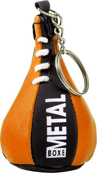 Immagine prodotto Metal Boxe Porte Cles Mini Poire Noir/Orange