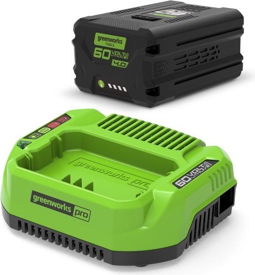 Actual product image Greenworks 60V 4Ah battery and universal charger kit (60 V)