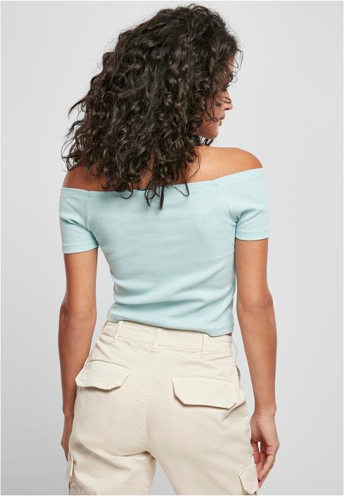 Image du produit Urban Classics Ladies Off Shoulder Rib Tee (L)