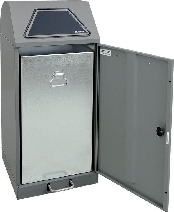 Image du produit kaiserkraft Collecteur de déchets, trappe actionnée au pied (120 l)