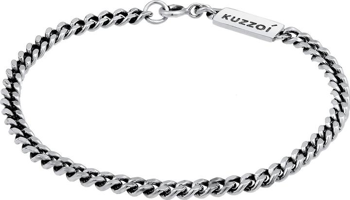 Actual product image Kuzzoi Basic bracelet (23 cm, 925 silver)