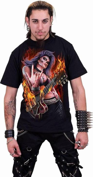 Actual product image Spiral Unisex Adult Rocking The Dead T-Shirt (XXL)