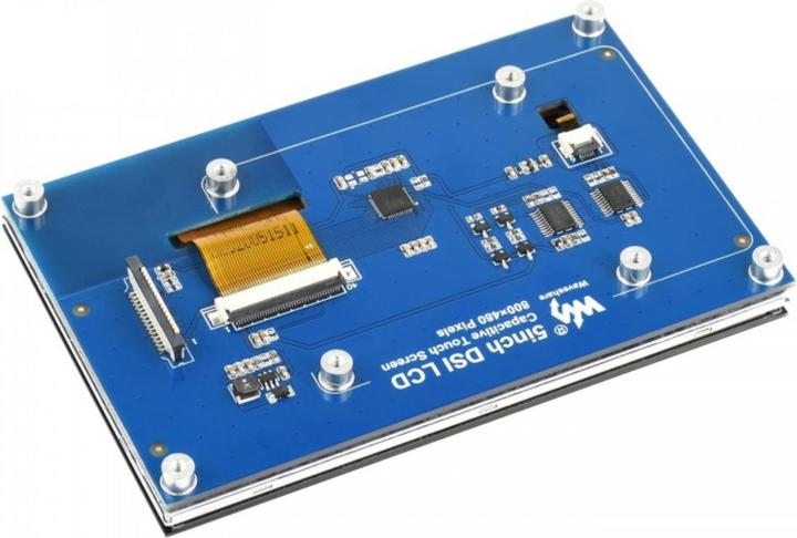 Produktbild WaveShare 5inch Capacitive Touch Display für Raspberry Pi, DSI Interface, 800×480