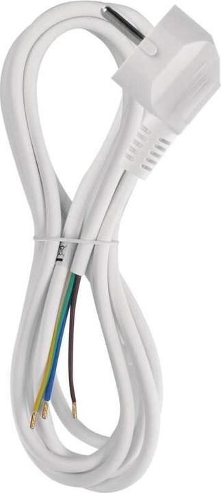 Image du produit Emos Câble d'alimentation PVC 3x 0,75mm2, 2m, blanc (2 m)