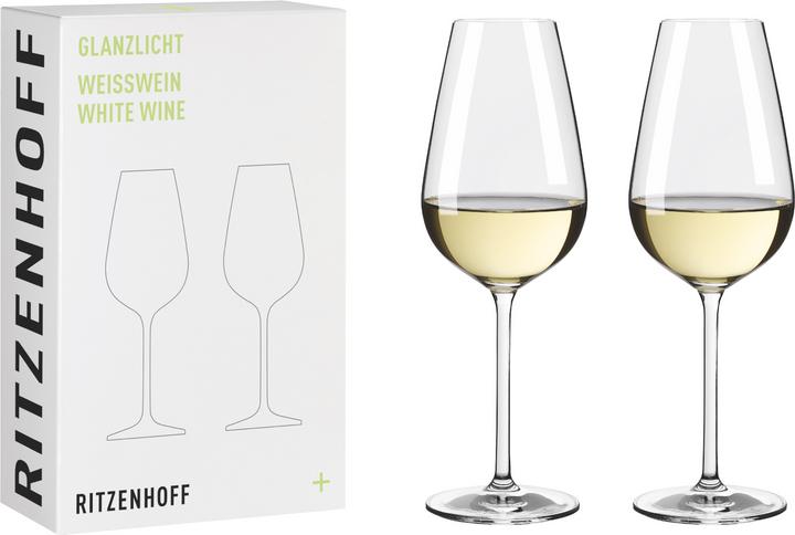 Produktbild Ritzenhoff Glanzlicht Weissweinglas 2er (36.20 cl, 2 Gläser, Weissweingläser)