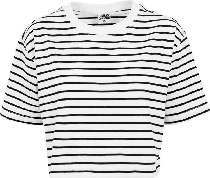 Produktbild Urban Classics Ladies Short Striped Oversized Tee (XS)