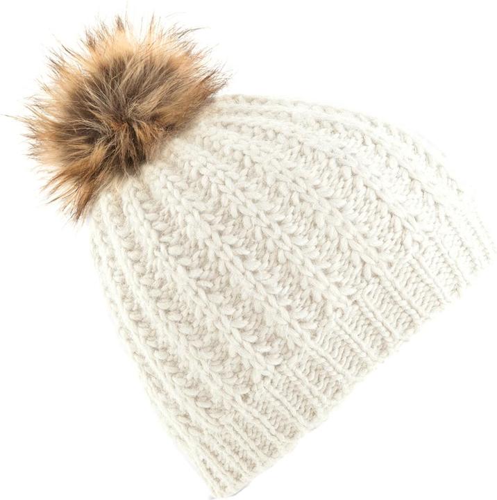 Produktbild Beechfield Pudelmütze Strickmütze Mit Bommel Aus Kunstpelz (One Size)