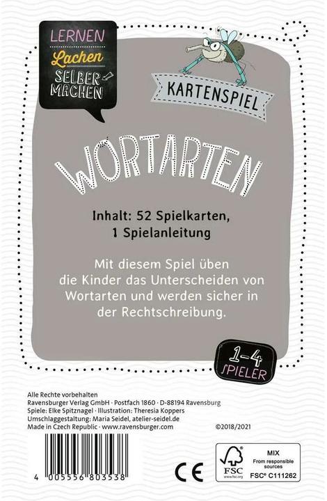 Image du produit Ravensburger Jeu de cartes Types de mots (Allemand)