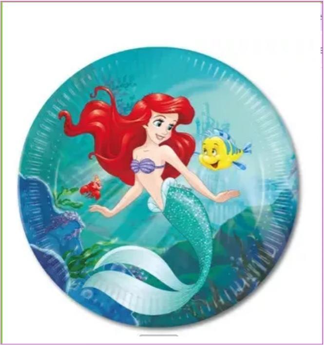 Produktbild Procos Disney Prinzessin Kuchen Teller Arielle