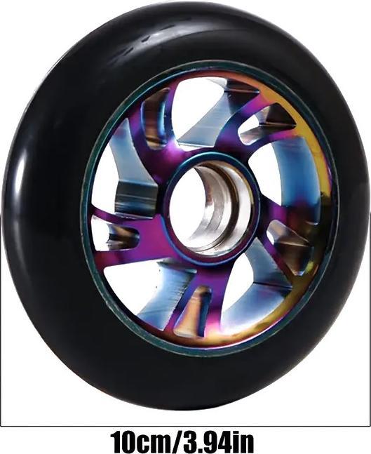 Image du produit Graw Jump Ramps 2 pièces Performance Scooter Roues 100mm, Metallic Colorful