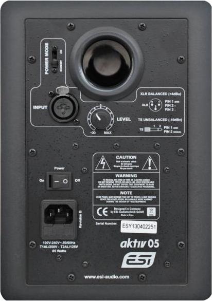 Actual product image ESI Active 05 monitor speaker + vibration damper (Active, 1 pc., 1x 60 W)