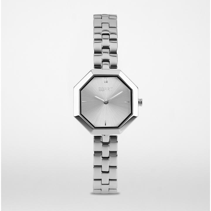 Actual product image Esprit EDGY 30x15MM 2H SILVER DIAL SS BR Wristwatch (30 mm)